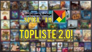 - TOPLISTE 2.0! - Spielemesse Essen 2019 - Brettspiele