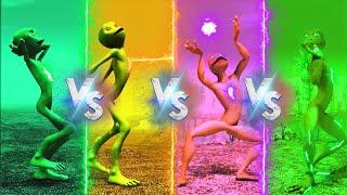 COLOR DANCE CHALLENGE DAME TU COSITA VS PATILA -  Alien Green dance challenge