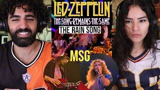 We react to Led Zeppelin - The Song Remains The Same / The Rain Song - LIVE at MSG