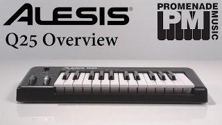 Alesis Q25 USB MIDI Keyboard Controller - Overview