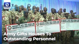 Counter Insurgency Operations: Army Gifts Houses To Outstanding Personnel