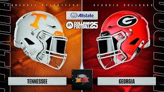 TENNESSEE VS GEORGIA Week 12 | College Football 25 | Full Gameplay