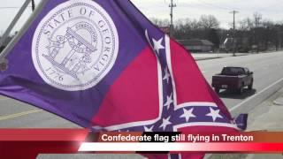 Confederate flag is official city flag in Trenton, Georgia