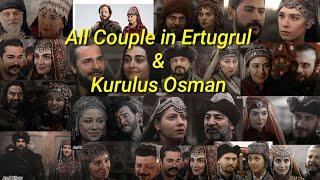 All Couple in Ertugrul ghazi & Kurulus osman || Top 10 Couples in Dirilish Ertugrul / Osman Ghazi,,