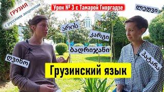 35 новых слов. Грузинский язык: в магазине вопросы продукты глагол АРИС. Урок №3 с Тамарой Гиоргадзе