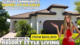 Esplanade at Tradition: Luxury 55+ Living in Port St. Lucie, FL | Bergamo Model Home Tour