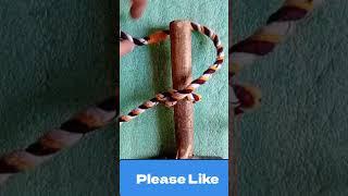 Genius idea of Clove Hitch Knot  #camping #diy #gtknot #Clove #shorts