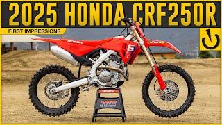 Testing the 2025 Honda CRF250R