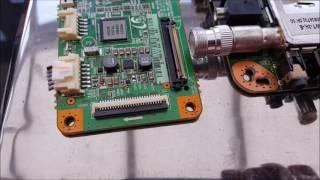 scrapping out a flat screen tv