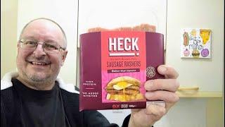 Heck Sausage Rashers ~ "Better Than Bacon"?! ~ Sausage Rasher Sandwich ~ Food Review