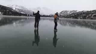 Mammoth "Best Place Ever"  Ice Skating June Lake, California.