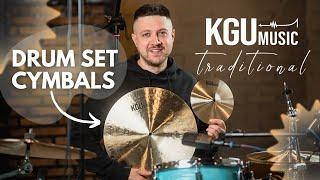 KGUmusic Traditional Series Cymbals | Jazz to Rock Showcase #kgumusic #cymbals #drums