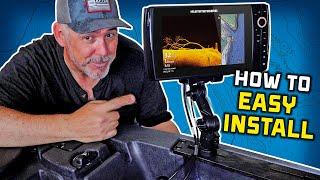 DIY: Installing Humminbird Electronics on a Kayak: Humminbird Helix and Old Town Big Water ePDL+ 132