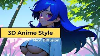 Creating 3D Style Anime Character Images (Next Diffusion)
