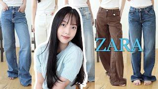 [6월 자라세일] ZARA 신상팬츠 11벌 전부 입어봤어요 와이드핏부터 슬림핏까지 자라 팬츠 모음집.mov | 자라 하울 | 170cm 자라 팬츠 입어보기