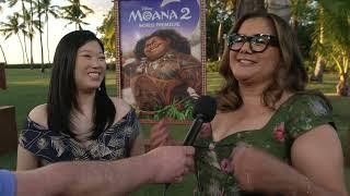 Moana 2 Hawaii World Premiere - itw Christina Chen and Yvett Merino (Official video)