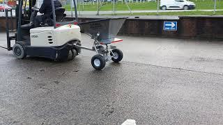 Towable gritter/salt spreader from The Forklift Centre