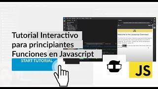  TUTORIAL INTERACTIVO de FUNCIONES DE JAVASCRIPT - 05 -  Funciones anónimas