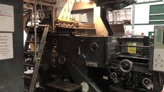 MAN Polyman heatset press, folder