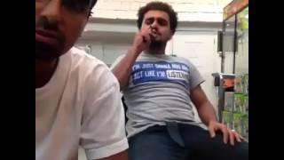 I bet he won't ever smoke again.