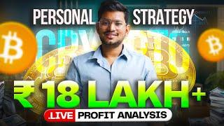 18 Lakh+ Profit in Crypto Trading | Live Pnl Analysis - IITian Trader