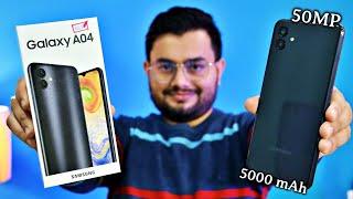 Samsung Galaxy A04 Unboxing And Review  5000 mAh50MP   15W Fast Charge️सस्ते में ज़बरदस्त