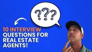 Interview Questions for Real Estate Agent