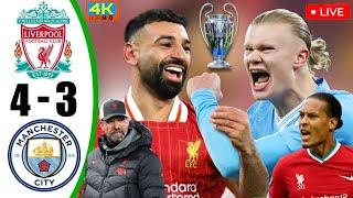 Manchester City vs Liverpool3-4 -All Goals & Highlights - 2024