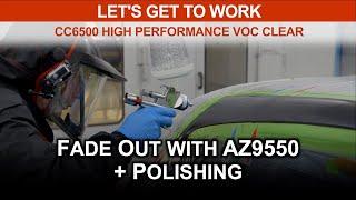 Cromax CC6500 High Performance VOC Clearcoat - How to fade out and polish