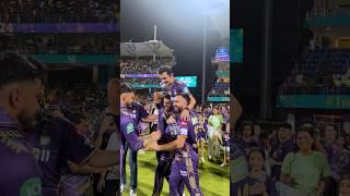 Gautam Gambhir being carried by Nitish Rana & Ramandeep Singh | #KnightsTV | TATA IPL 2024