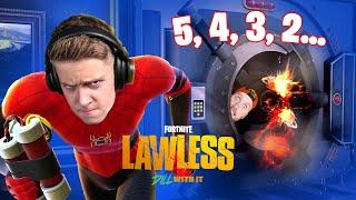 We are LAWLESS in FORTNITE (Heist ONLY Challenge!)