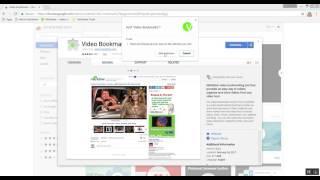 How to install the MyVidster's Video Bookmarks for Google Chrome