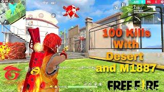 Free Fire Training Match 100 Kills || FF Training mode gameplay 2021 || Headshot Gameplay Free Fire