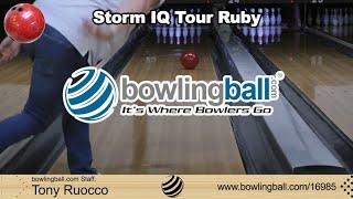 bowlingball.com Storm IQ Tour Ruby Bowling Ball Reaction Video Review