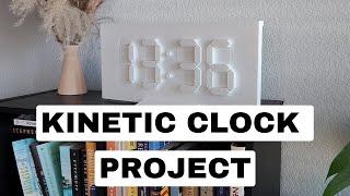 I Built a Minimalistic Kinetic Clock Project with my 3D Printer and Arduino