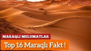 Top 16 Maraqli Fakt - Maraqli Melumatlar