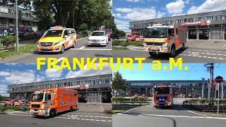 Einsatzfahrten der BF und FF Frankfurt am Main