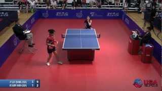 Women's Singles Semifinal: Lily Zhang vs. Judy Hugh - 2012 North American Championships