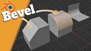 Bevel Funktion - Kanten abrunden & abschrägen | Blender 3.2 Tutorial Deutsch