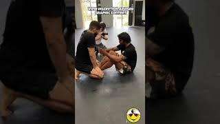 Bruce Iron Lion does Crazy Kyusho Knockout at American Top Team BJJ purple belt gets slept