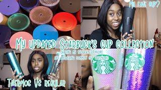 My UPDATED Cup collection | Q&A + more #starbuckscupcollection #starbuckstumblers