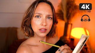 ASMR Concerned Studying Your Eyes, Face & Body  Instructions with Intense Personal Attention