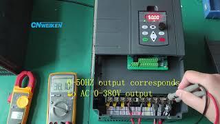 Boost Frequency Inverter 15-30KW Single phase 220V to 3Phase 380V motor VFD