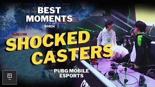 The Top 3 Shocking Plays in PUBG Mobile Esports That Left Casters Stunned! @PUBGMOBILEEsports