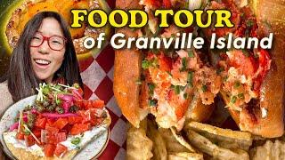 CANADIAN MARKET TOUR  Seafood on Granville Island and More!