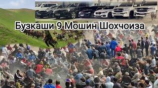 Бузкаши дар нохияи Дангара 9 мошин шохчоиза Buzkashi dar Dangara