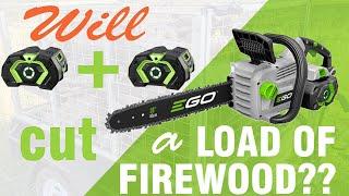 Can an Ego 45cm electric chainsaw cut you a load of firewood and replace a petrol chainsaw?