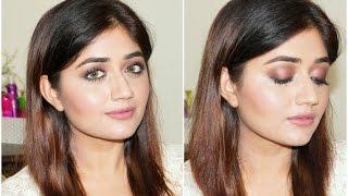 Smoky Eye Makeup : Diwali Party Look with O-lens Jenith Green Lenses | corallista