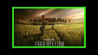 Breaking News | Rainbow Six Siege Operation Para Bellum announced, full reveal next week