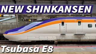 A BRAND NEW Shinkansen! Japan's Tsubasa E8 BULLET TRAIN